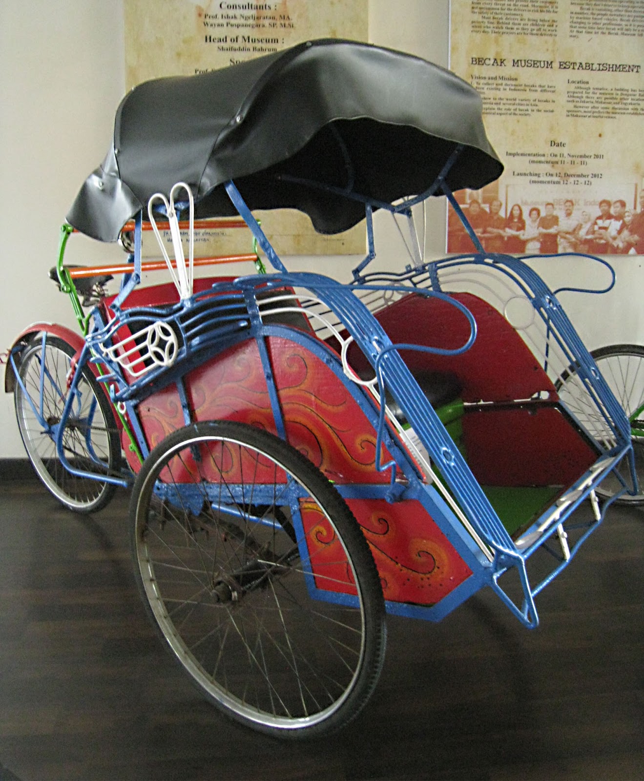 MUSEUM BECAK DI INDONESIA